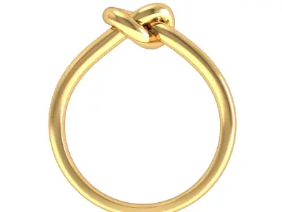 knot ring 3D print model