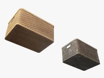 Basket 7 Low-poly 3D model