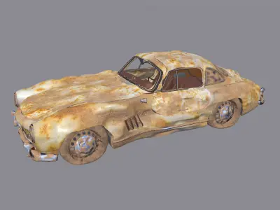 wreck car 3 3D model