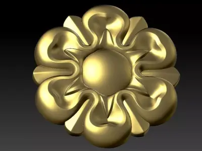  Decorative patterns walls mirror frames picture frames 3D model