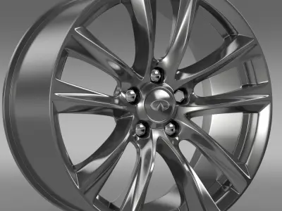 Infiniti Q70 Hybrid rim 2015 3D model