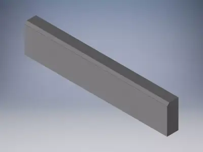 Concrete Curb  3D model