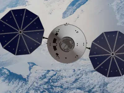 Crew Exploration Vehicle Space Capsule CEV Low-poly 3D model