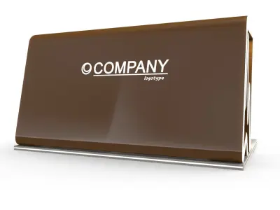 Exhibition Stand 6 Low-poly 3D model