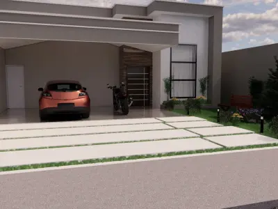 Modern House  3D model 2