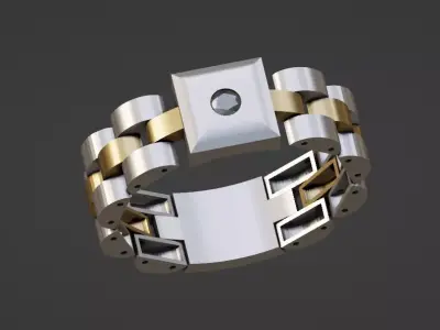 bracelet  movable ring  3D print model