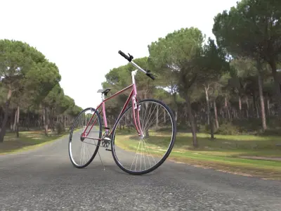 BICYCLE MODEL vintage Low-poly 3D model