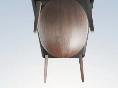 DINNER TABLE Low-poly 3D model