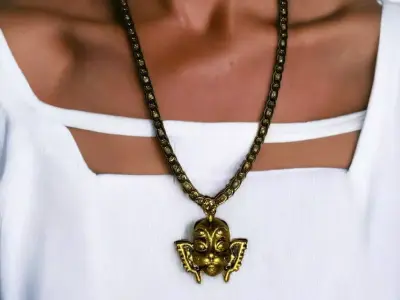  Portals mask pendant 3D print model