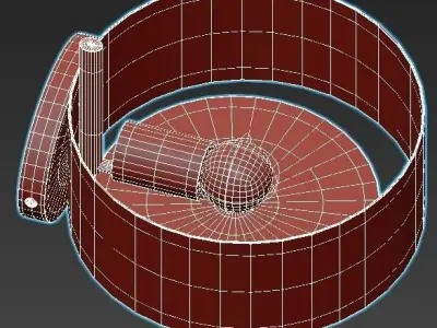 foresta-sl483-501-01 wall light with shade 3D model