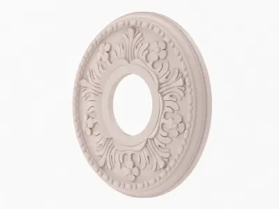 Classic Ceiling Medallion 18 3D model