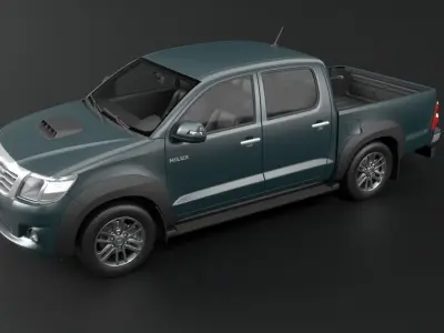 toyota hilux 3d  3D model