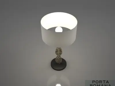 Porta Romana Lerat Leaf lamp 3D model