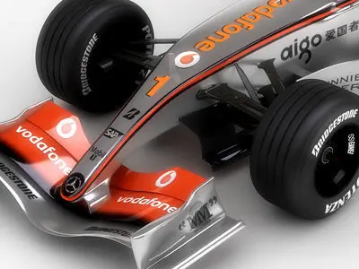 F1 2007 Vodafone McLaren Mercedes MP4-22 3D model