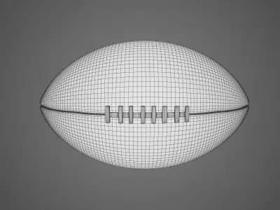 American Football 3D model