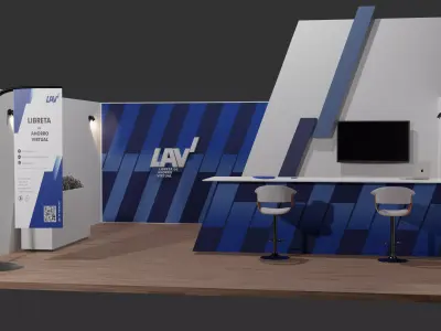 Exhibition Stand 1 3D model