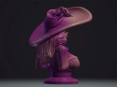 bust La Catrina 3D print model
