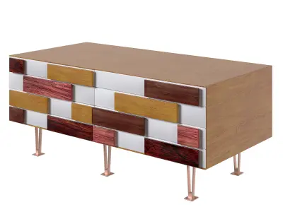 designer chest of drawers 3D model