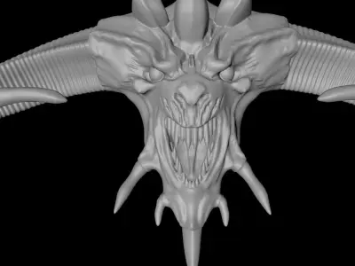 Diablo wall decoration 3D print model