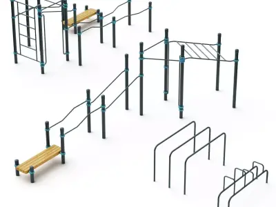 Kenguru Playground Set 3D model