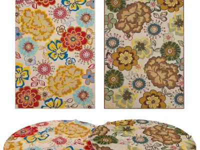 Rugs No 750 Low-poly 3D model