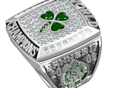 Banner17 NBA Championship Ring 3D print model