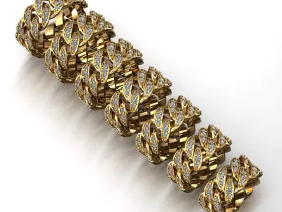 7 SIZE CUBAN RINGS PACK