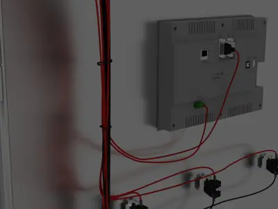 Process Control Cabinet 3D Model Kit   3D model