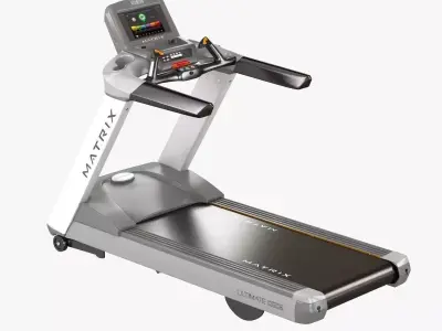 matrix fitness T7xe Treadmill 3D model