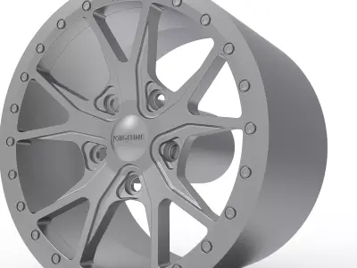 FORGELINE VX1R BEADLOCK v1 WHEEL 3D PRINT MODEL  3D print model