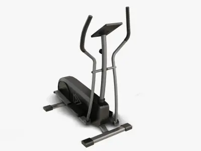 Gym Equipments Low-poly 3D model