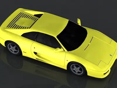 Ferrari F355 1994  Low-poly 3D model