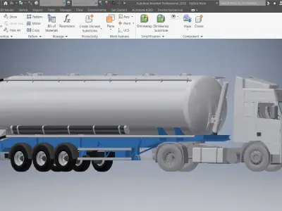 EqBulk truck 3d model 3D model