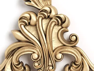 Carved decor 2 3D model