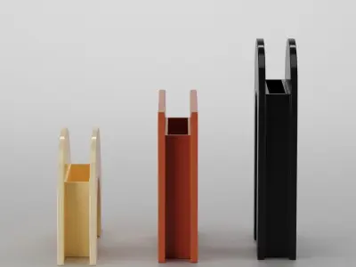 ARCHED MODERN VASE 3D model