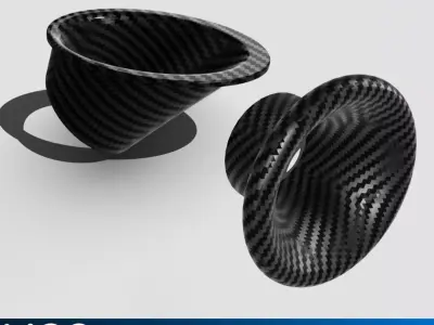 Intake Bellmouth x2 versions 3D print model