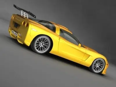 Chevrolet Corvette z06 tuning CG 3D model