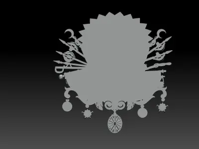 ottoman sultans signature  3D print model