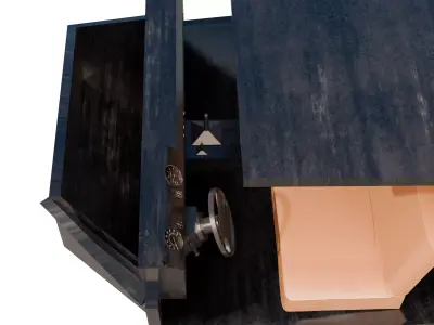 This is a Off Road Cockpit or Car interior 3D model