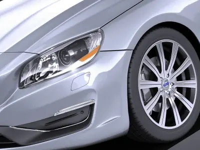 Volvo V60 2014 VRAY 3D model
