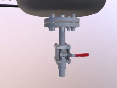 Hopper Loader Low-poly 3D model