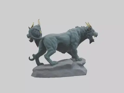 Cerberus statue model 3D model