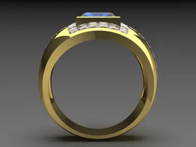 luxury man ring mr0171 3D print model