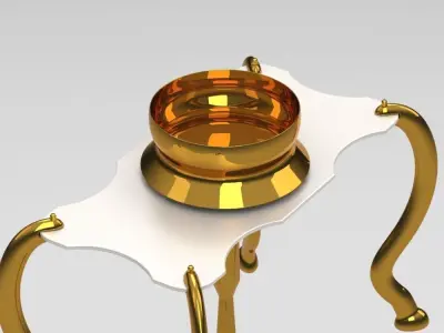 3D Luxury table 3D model