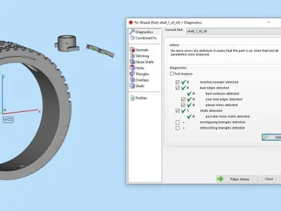 Messika Ring Gold 3D print model