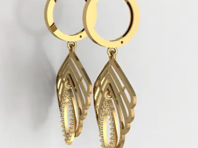 Women Earring  3D print model
