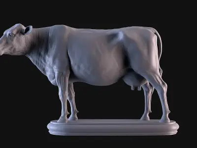 Cow Statue 3D print model