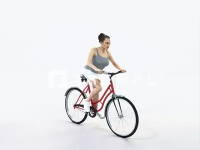 Dream 01D bicycle bike Sports Woman Low-poly 3D model