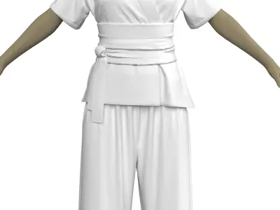 3d clothes in marvelous 3D model