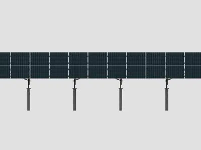Solar Panel Steel Construction Type 22 3D model